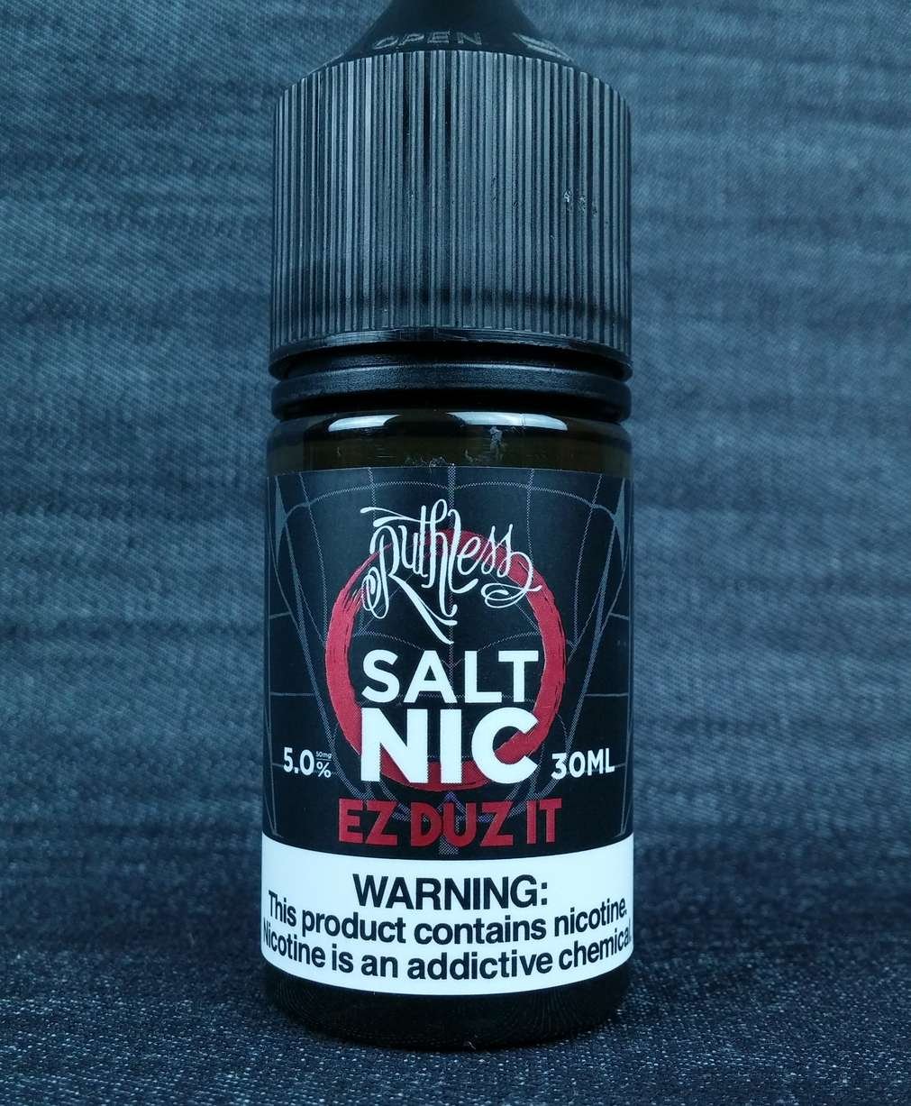 Ez Duz It By Ruthless Salt Nic 30ml ⋆ Vape Juice ⋆ $9.99