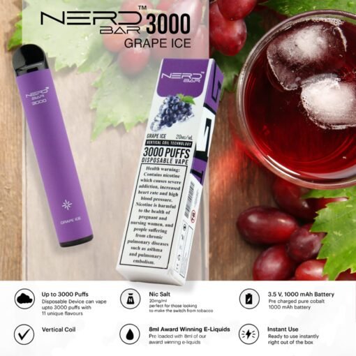 Nerds bar 3000 Grape Ice