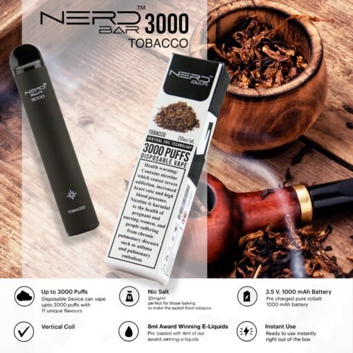 Nerds bar 3000 Tobacco