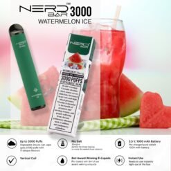 Nerds bar 3000 Watermelon Ice
